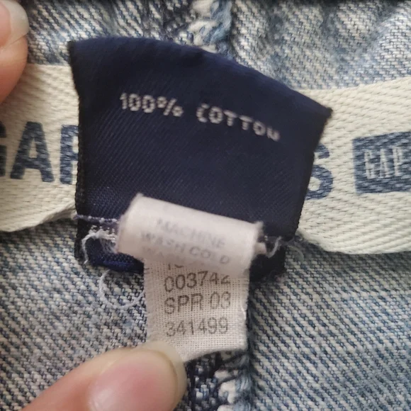 GAP Vintage Y2k-Era Blue Paneled Denim Jean Skirt, Size 2 - Picture 7 of 9